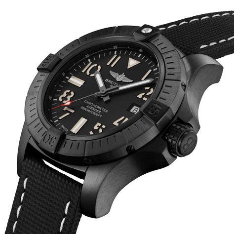 breitling avenger seawolf blacksteel chronograph|breitling avenger seawolf night mission.